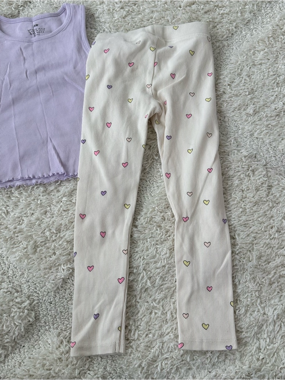 Purple Ribbed Heart Set - Picture 5 of 9